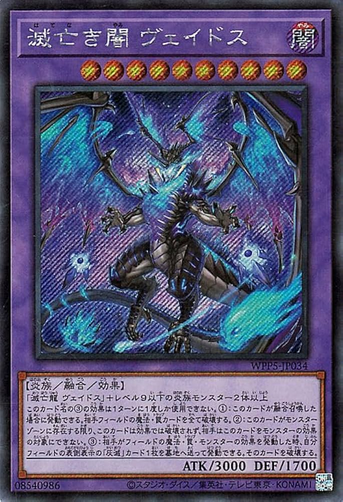 Amazon.co.jp: 遊戯王カード 滅亡き闇 ヴェイドス(シークレットレア