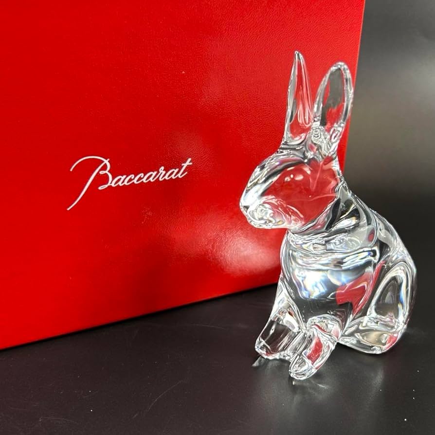 沖縄、北海道以外の方】バカラ ウサギ 置物 Amazon.co.jp: Baccarat