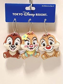 ディズニーストア ピンバッジ 2005 チップ デール クラリス
