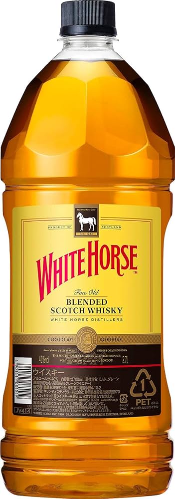 Amazon.co.jp: WHITE HORSE(ホワイトホース) ウイスキー2700ml