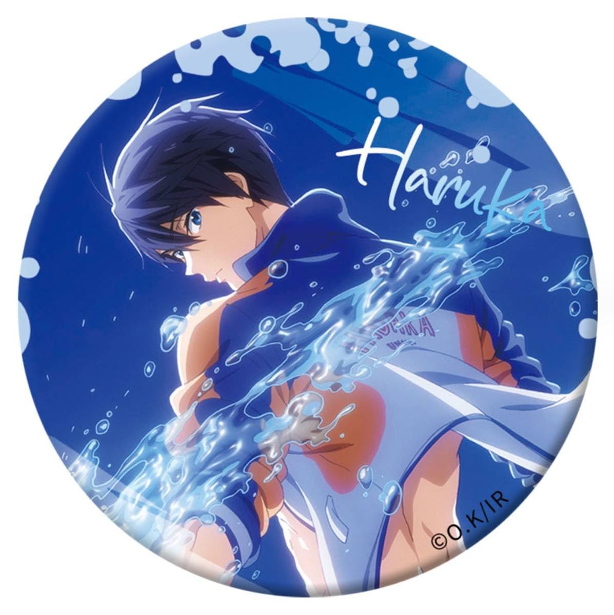 Free キャラコレクション缶バッジ 七瀬遙 バースデー缶バッジ Free