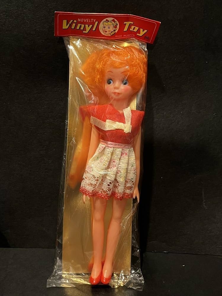 Amazon | レトロ 女の子 ソフビ 人形 倉庫品 ドール 昔 | 人形・ドール