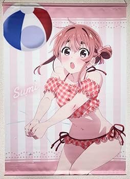 彼女お借りします かのかり 限定 等身大 タペストリー 桜沢墨 背伸び