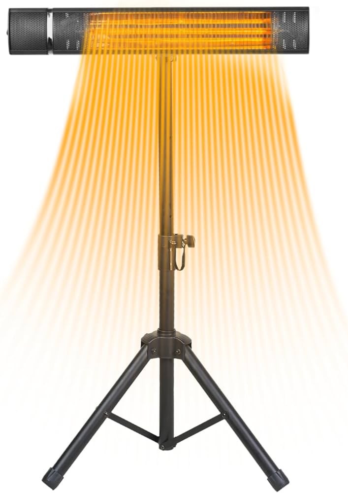 Amazon | ZAPJQLハロゲンヒーター パティオヒーター 屋外ヒーター