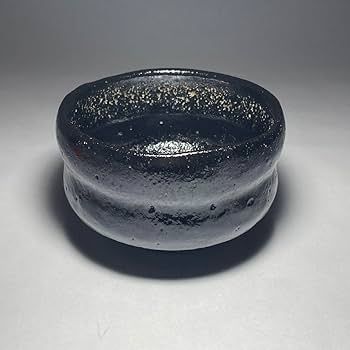 Amazon.co.jp: 「鉢開」 黒楽茶碗 平安祥悦造 利休七種之内 四方桟共箱