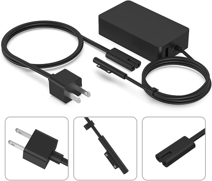 Amazon.co.jp: Surface Pro充電器 65W 対応のMicrosoft Surface Book