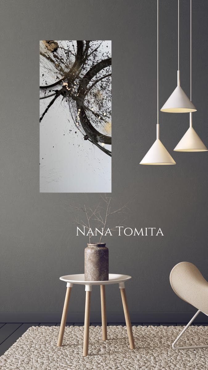 原画/和風/禅/絵画/アート/抽象画/ニュアンス/モダン/ホテル/内装/海外