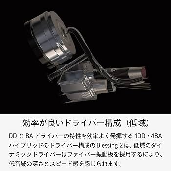 Amazon.co.jp: 水月雨(MOONDROP) Blessing2 ハイブリット 5ドライバー