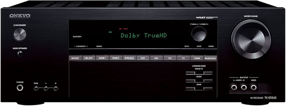 Amazon.com: Onkyo TX-SR343 receptor A/V de 5.1 canales. : Electrónica