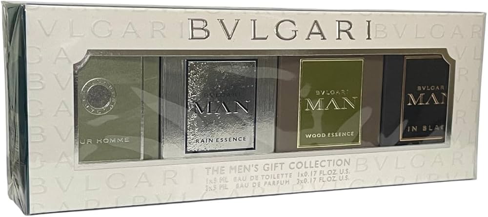 Amazon.com : Bvlgari The Mens Gift Collection for Men - 4 Pc Mini