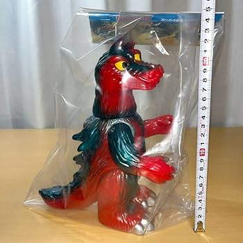Amazon.co.jp: マルサン 火山怪獣 バロン350 直立歩行 復刻 赤 RED