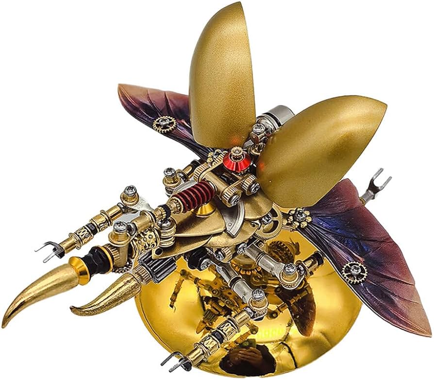 Amazon.co.jp: Helixsun 3D DIY 機械昆虫モデルキット スチームパンク