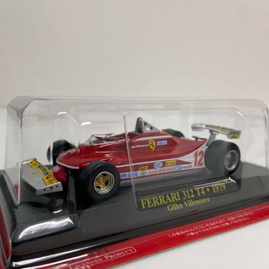 F1 パズル フェラーリ T312 ジル ビルヌーブ サイン入り フェラーリ 美