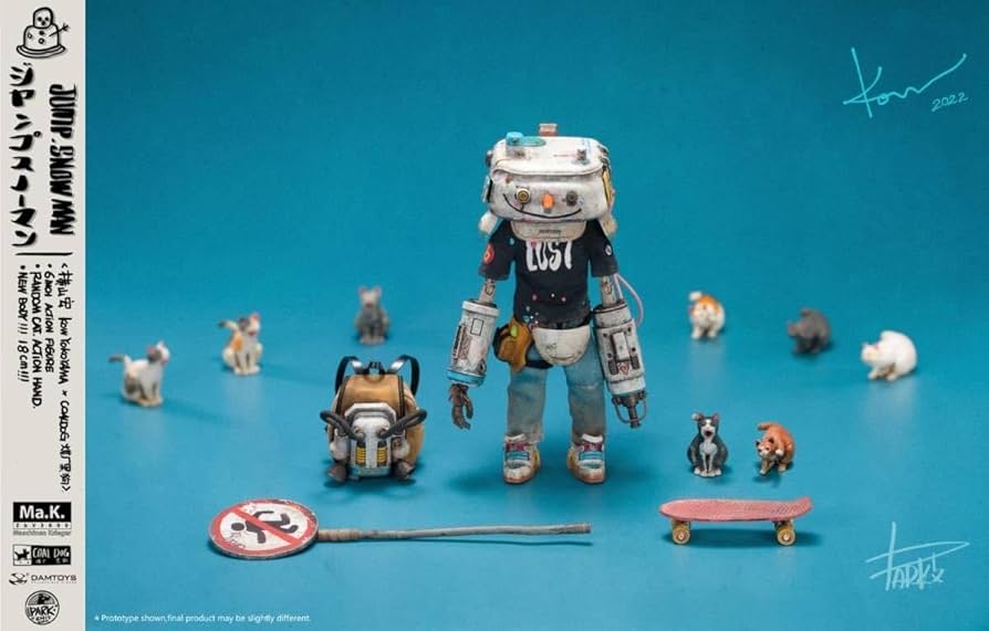Amazon.co.jp: 横山宏 x CoalDog x DAMTOYS 1/12 ジャンプスノーマン