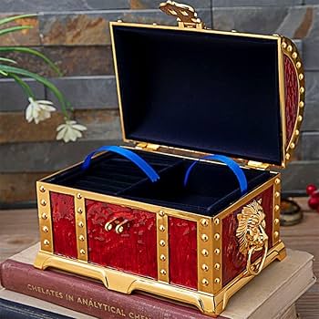 Amazon.co.jp: アンティーク 宝箱 鍵2本付き 収納ボックス