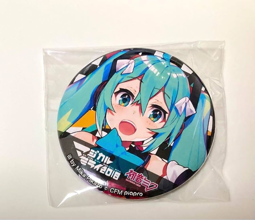 初音ミク マジカルミライ2018 缶バッジ メインビジュアル 初音ミク