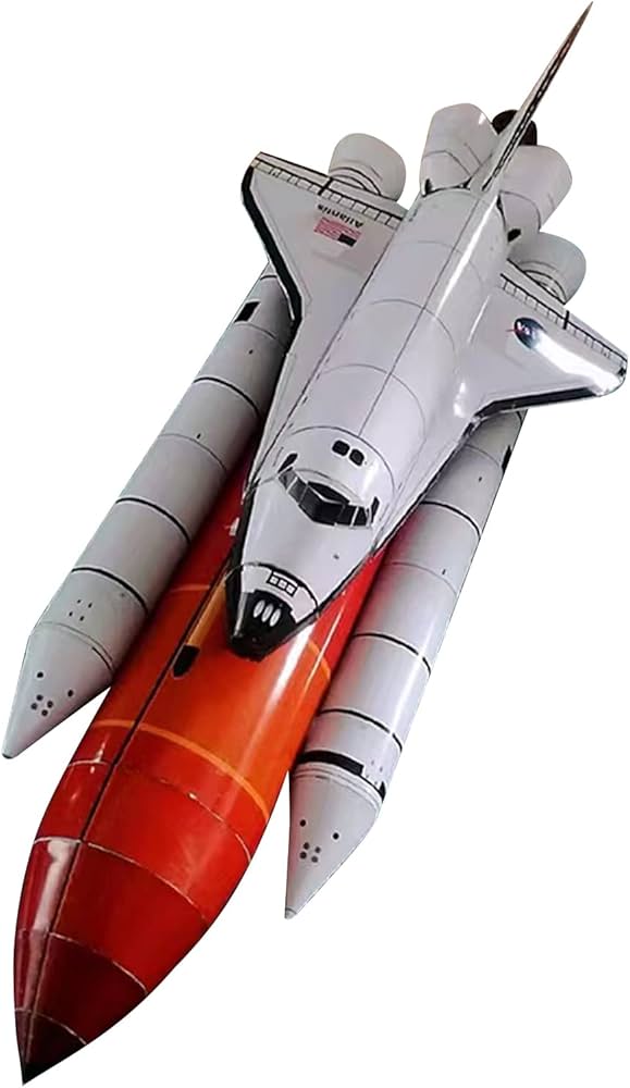 Amazon | 1/150比例紙ロケット模型スペースシャトルアトランティス