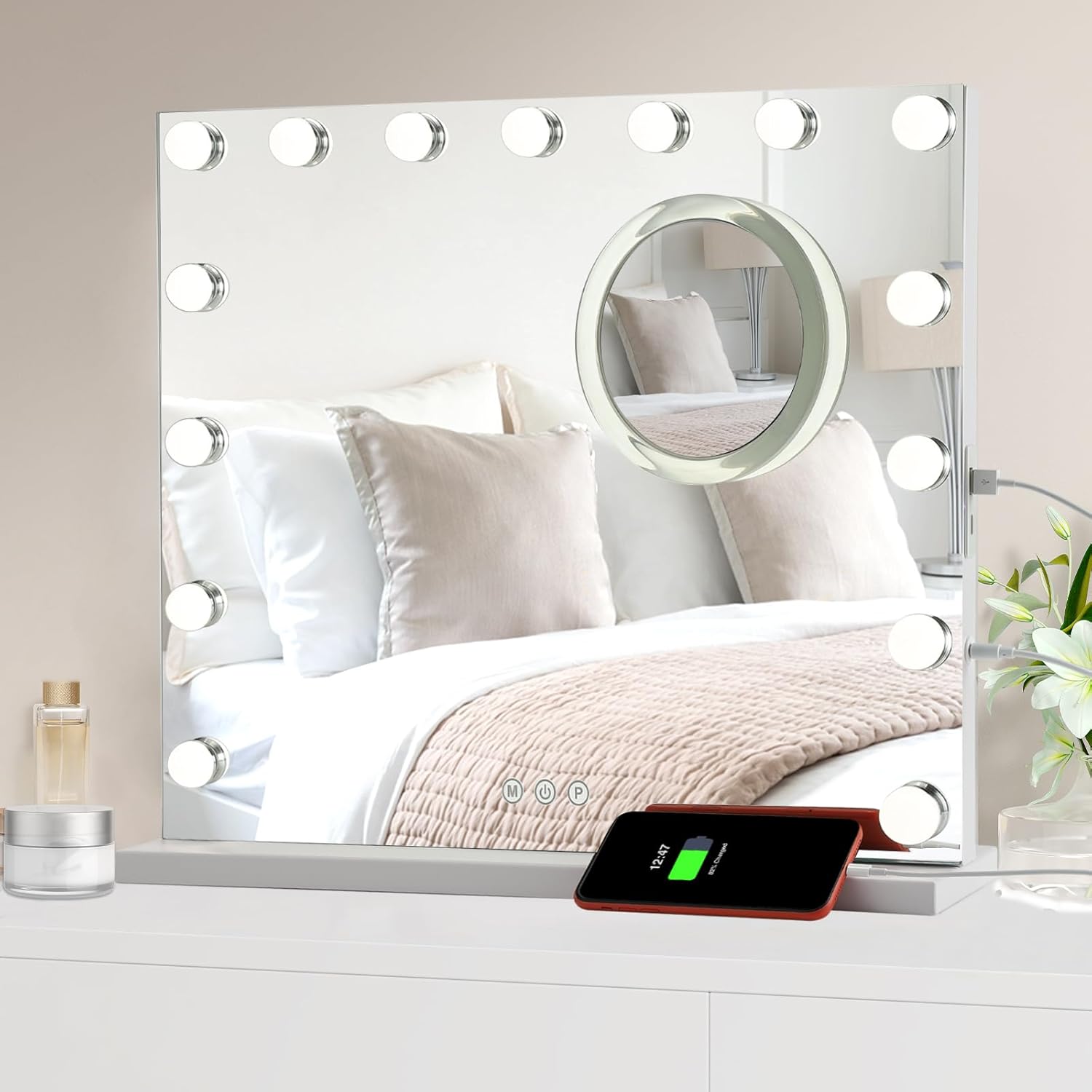 Francfranc風 ドレッサー ハリウッドミラー 女優ミラー Sサイズ 女優