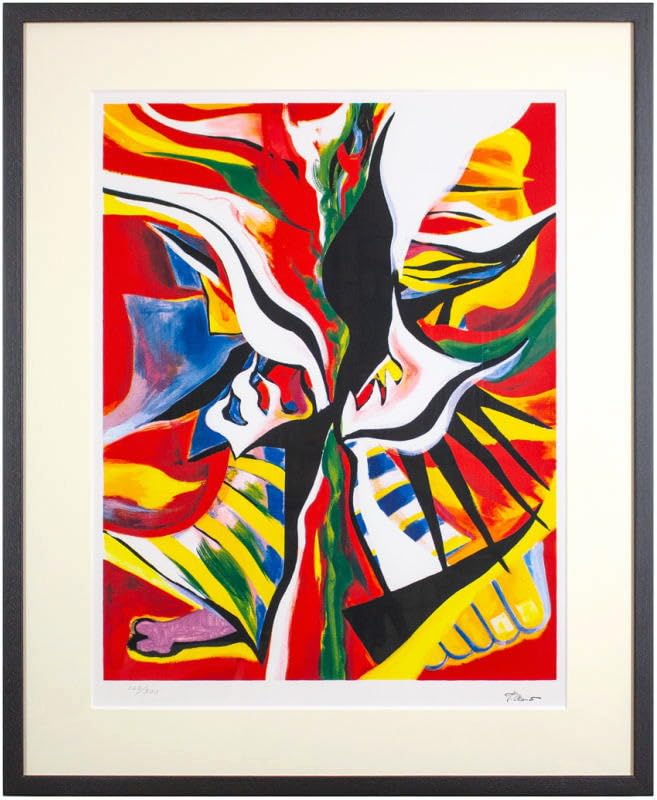 岡本太郎 リトグラフ 記念撮影(小) 岡本太郎 リトグラフ 記念撮影(小)