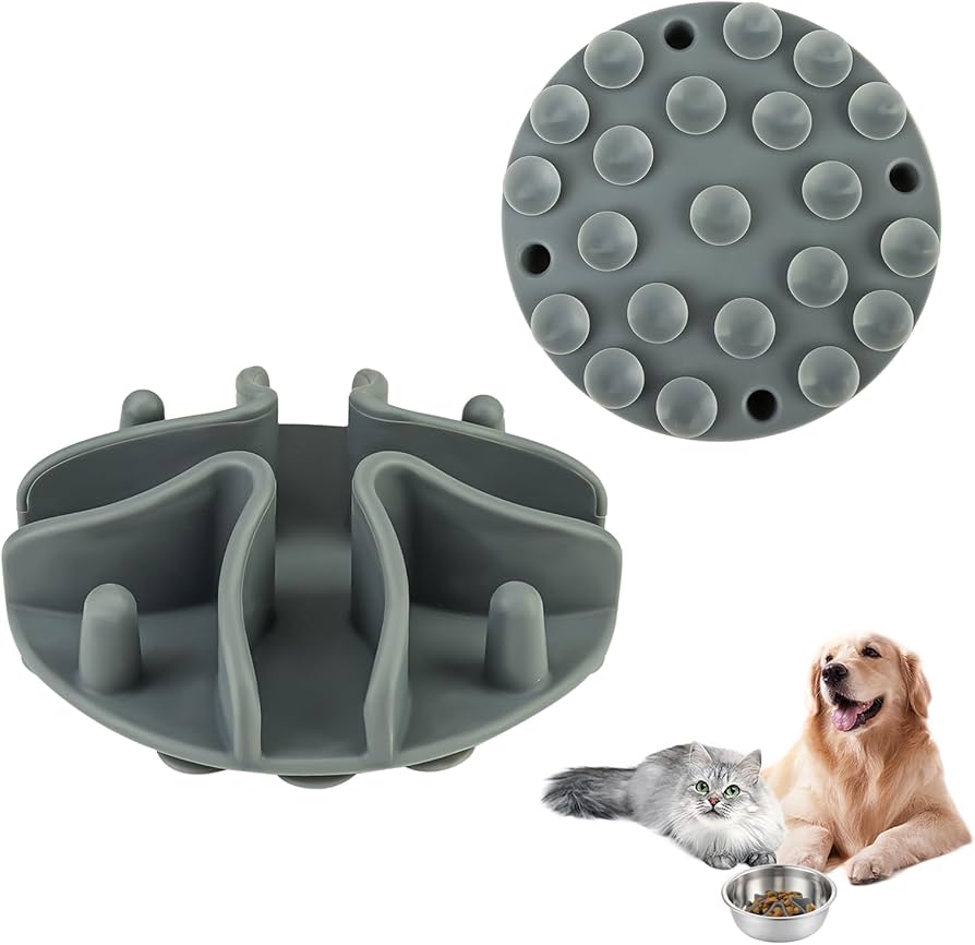 Amazon | Hitchlike 早食い防止 スローフィーダー 犬 猫 食器 強力吸盤