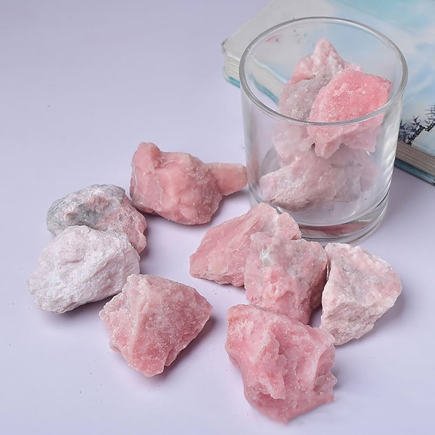 Amazon.co.jp: SUKIMIND 400gセット ピンクオパール 原石 天然石 かち