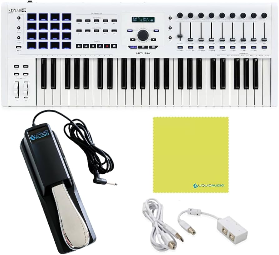 Amazon.com: Arturia KeyLab 49 Key MIDI Keyboard MkII Semi Weighted