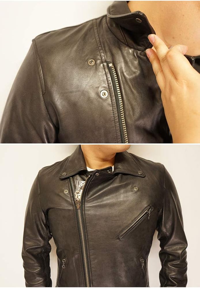 Amazon.co.jp: [Avirex] [アヴィレックス] レザー ジャケット ダブル