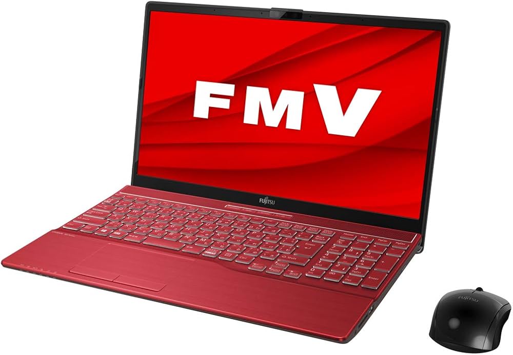 FUJITSU ノートPC AH77/G ワインRED 爆速SSD 高速i7 Amazon.co.jp