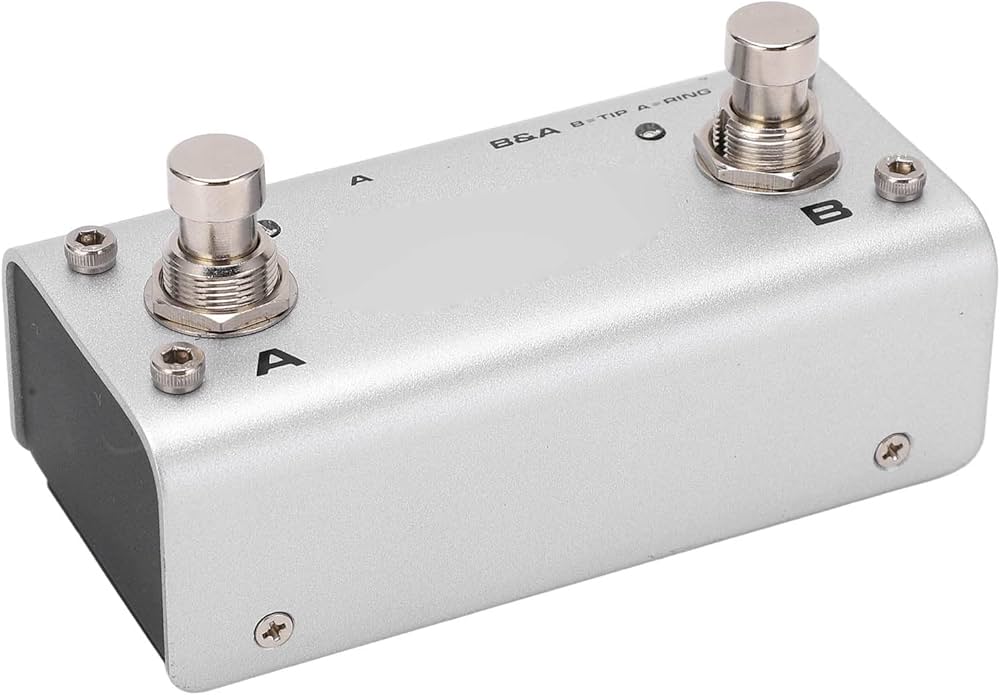 Amazon.co.jp: デュアルフットスイッチ、1 / 4in（6.35mm）電話プラグ