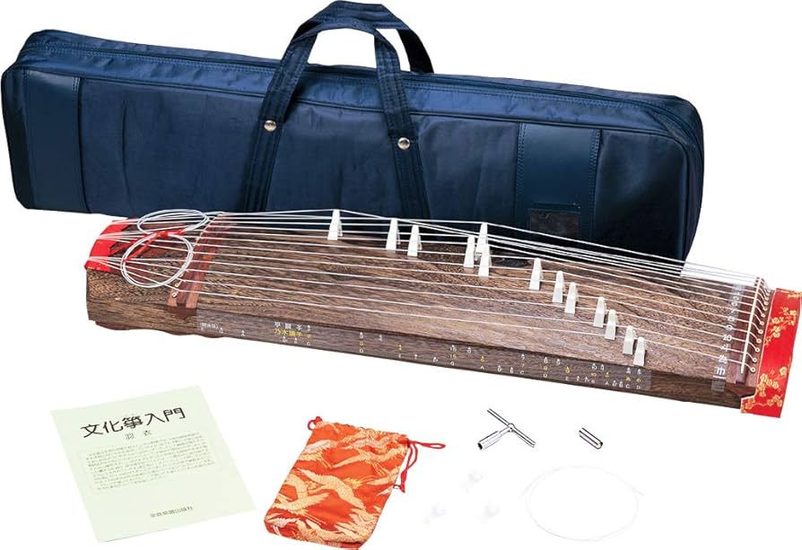 Amazon.co.jp: ゼンオン 文化箏 羽衣 ソフトケースセット ZK-01 短箏