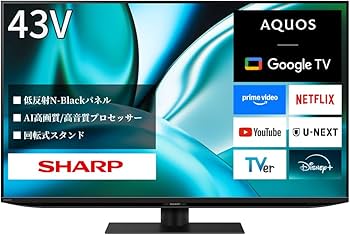 Amazon | シャープ 43V型 4K 倍速 液晶 テレビ AQUOS 4T-C43FN2 N