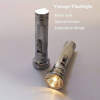 Amazon.co.jp: レトロノスタルジックなポータブル懐中電灯、昔ながらの