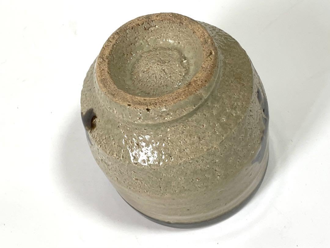 人間国宝濱田庄司浜田庄司鉄絵トウキビ文湯呑ゆのみ共箱