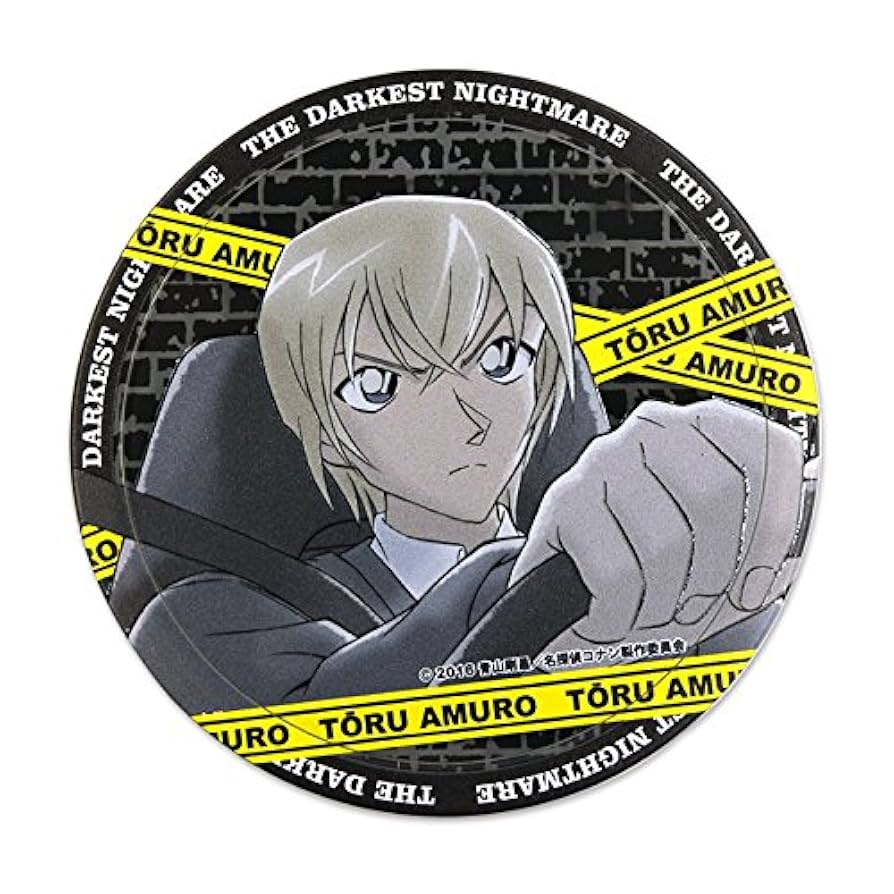 セット最安値☆名探偵コナンプラザ 黒鉄の魚影 スクエア缶バッジ 安室