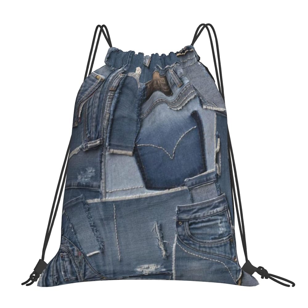 NMIXX ナップザックNMIXX Fe3O4 jyp ポップアップ限定 デニム バッグ