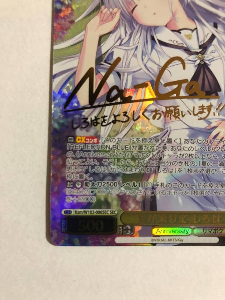 WS サマポケ ラッキーアクシデント 新カラー SP サイン ヴァイス