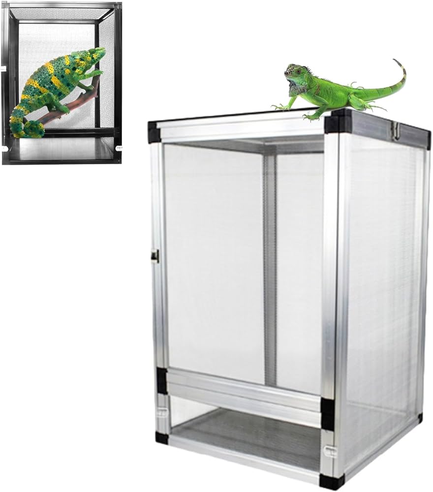 Chamber カメレオンボックス 80×45×45cm Amazon.co.jp: ケージ 爬虫類