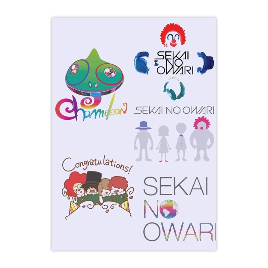 SEKAI NO OWARI terminalステッカー SEKAI NO OWARI terminal