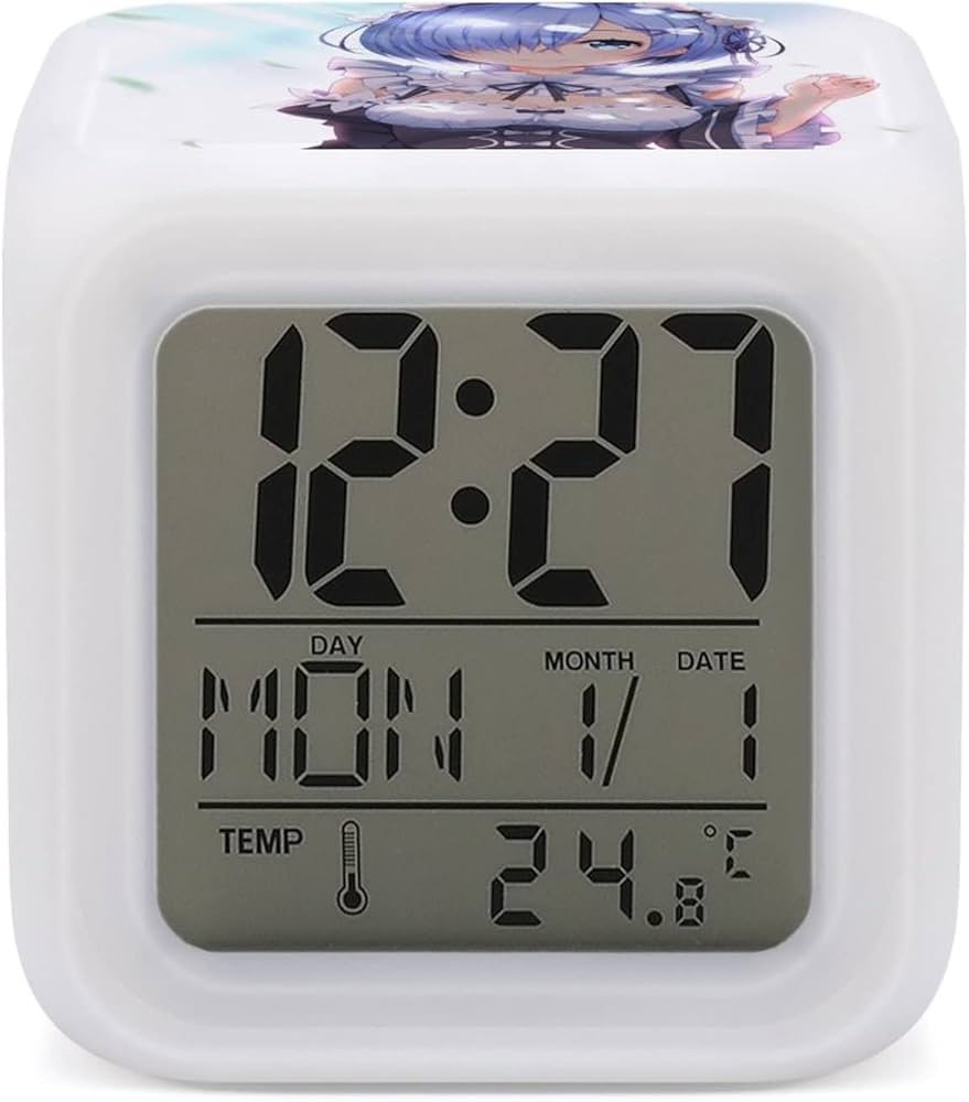 Re:ゼロ エミリア 目覚まし時計 Re:ゼロ エミリア 目覚まし時計