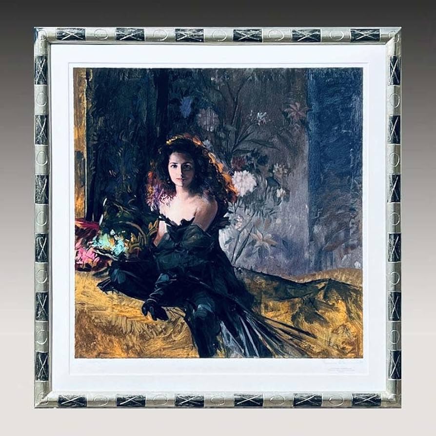 Amazon.co.jp: 503592 シルクスクリーン リャド 作 「カロリーナ