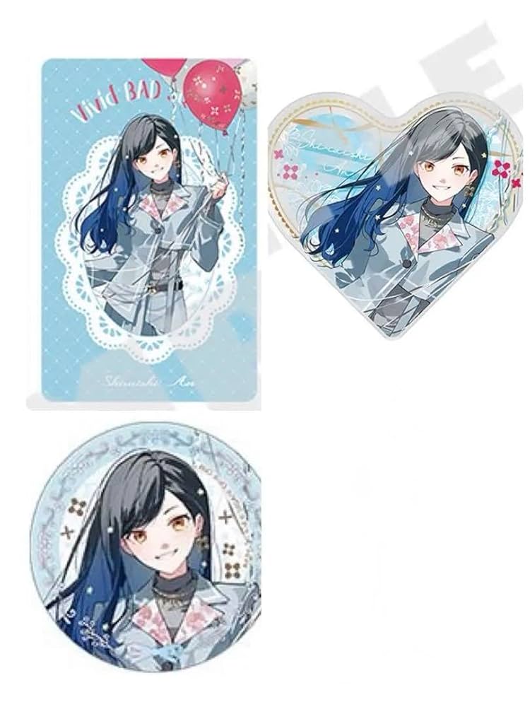 白石杏 プロセカ グリッター缶バッジ 45B 20個 プロセカ 白石杏 42A