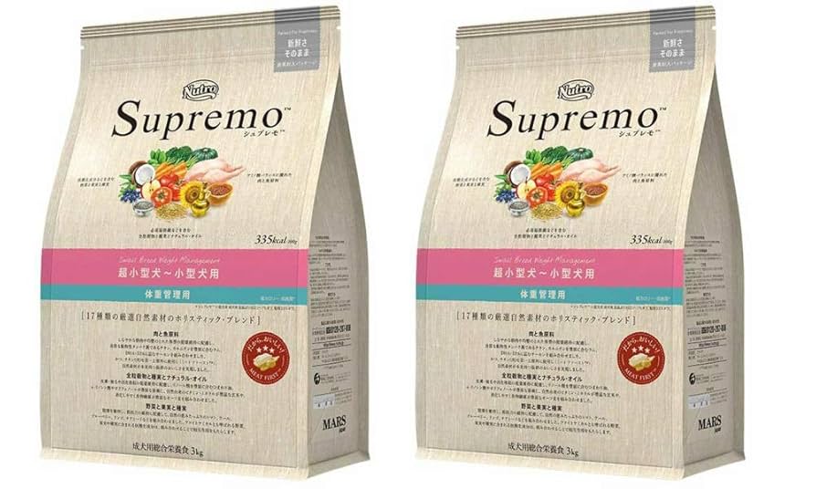 Nutro Supremo ドッグフード 3kg×2 正規品 体重管理 【公式通販】
