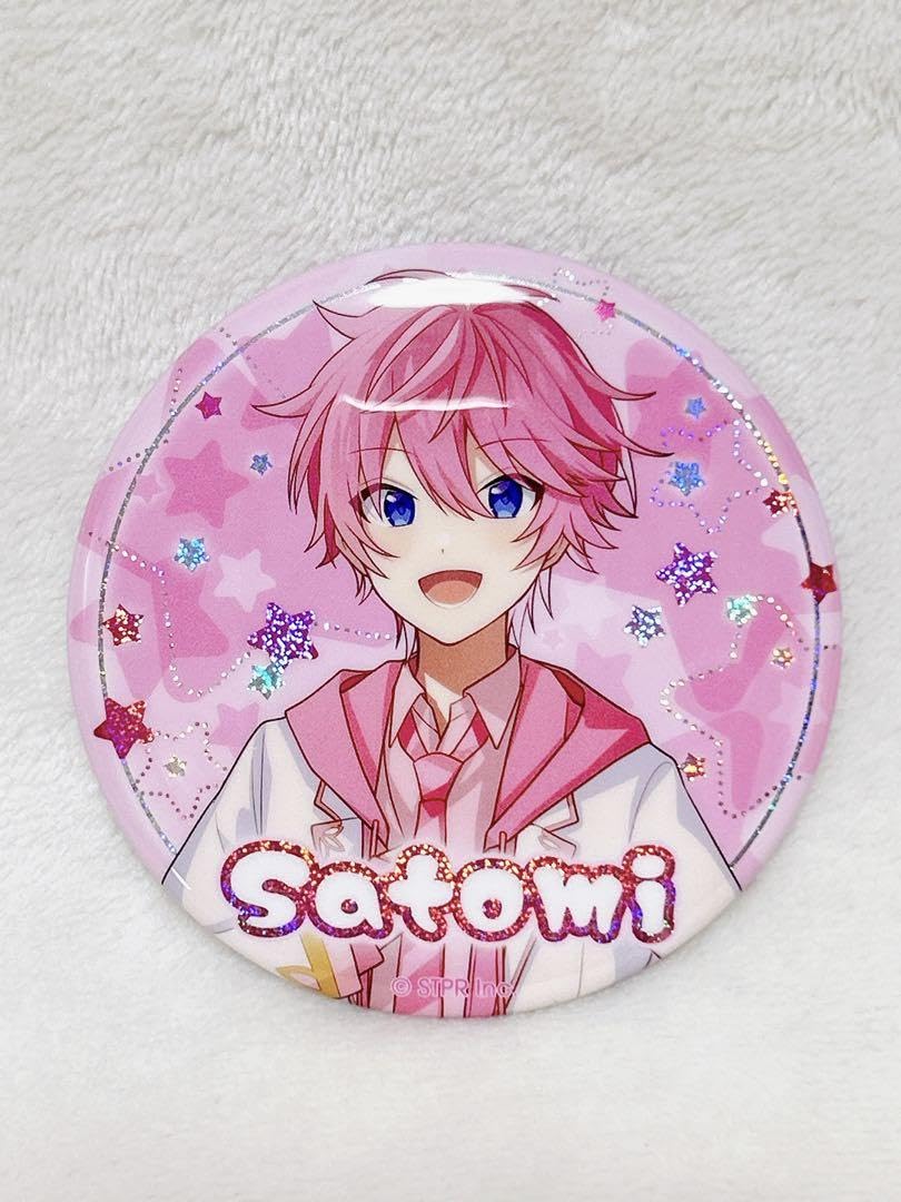 さとみくん 2021Spring 等身缶バッジ さとみくん 缶バッジ さとみ(す