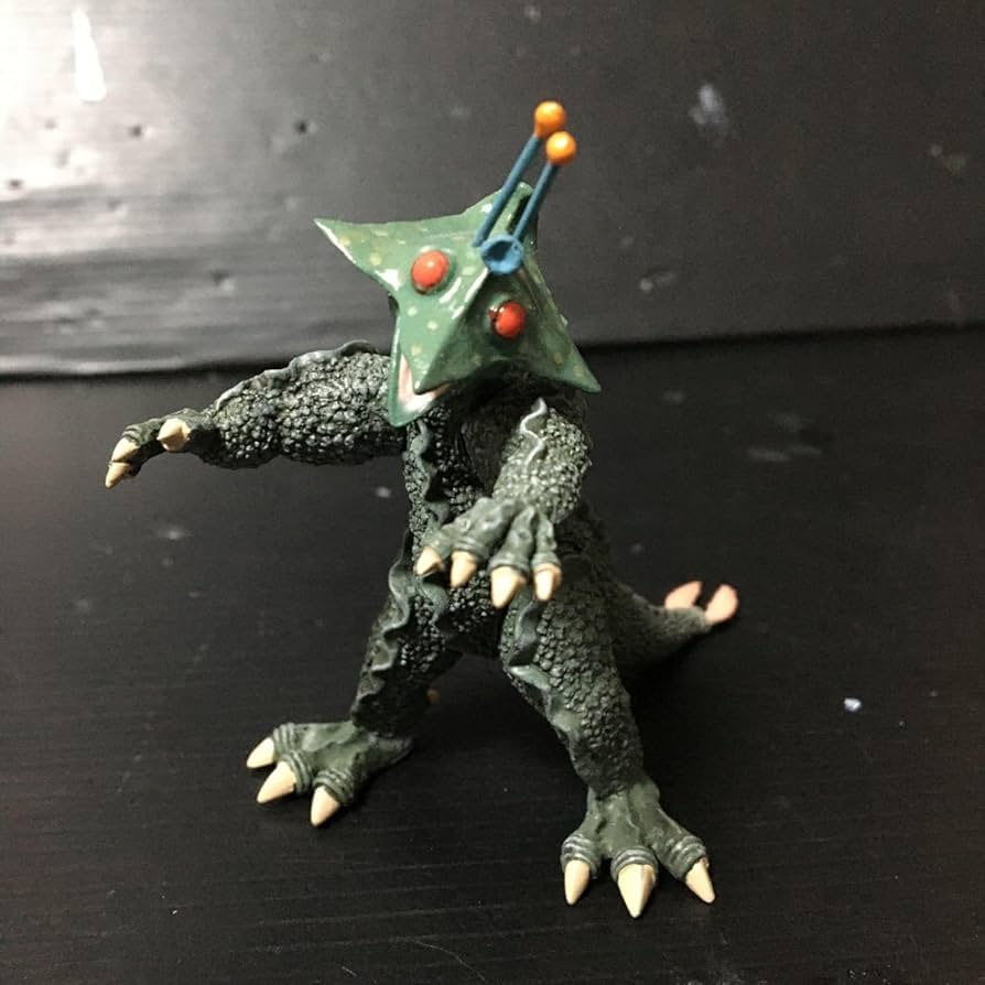 大怪獣・ガッパ。©️日活。ソフトビニール人形・極上品。【首のみ稼働