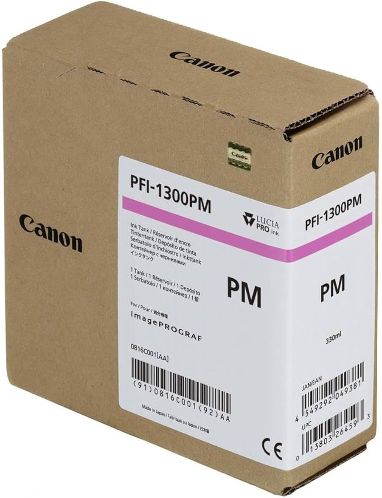 Amazon.co.jp: Canon PFI-1300 330ml 顔料インクタンクキット 一部の