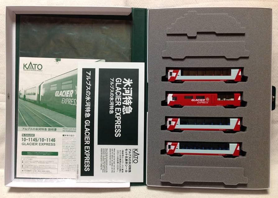 新品未使用KATO アルプスの氷河特急 増結 4両セット 10-1146 カトー