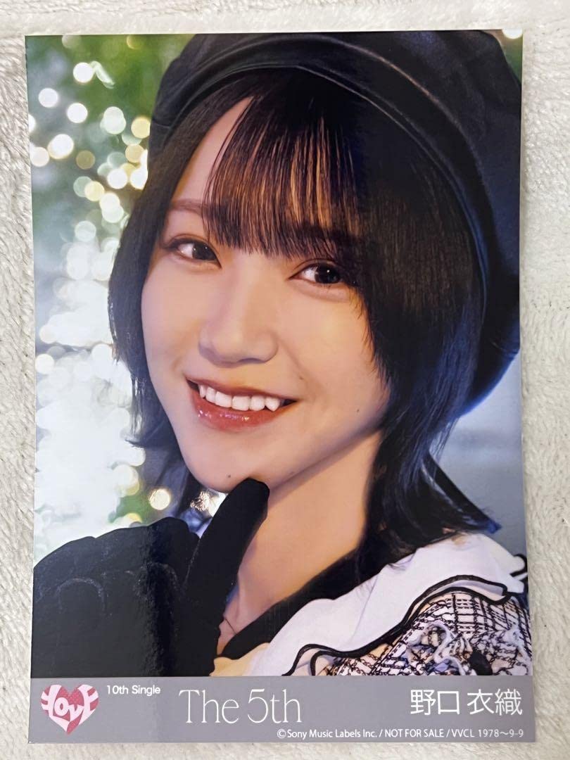 野口衣織 直筆 ヒキ 生写真 ドライブデート都内 ドラデ イコラブ =LOVE