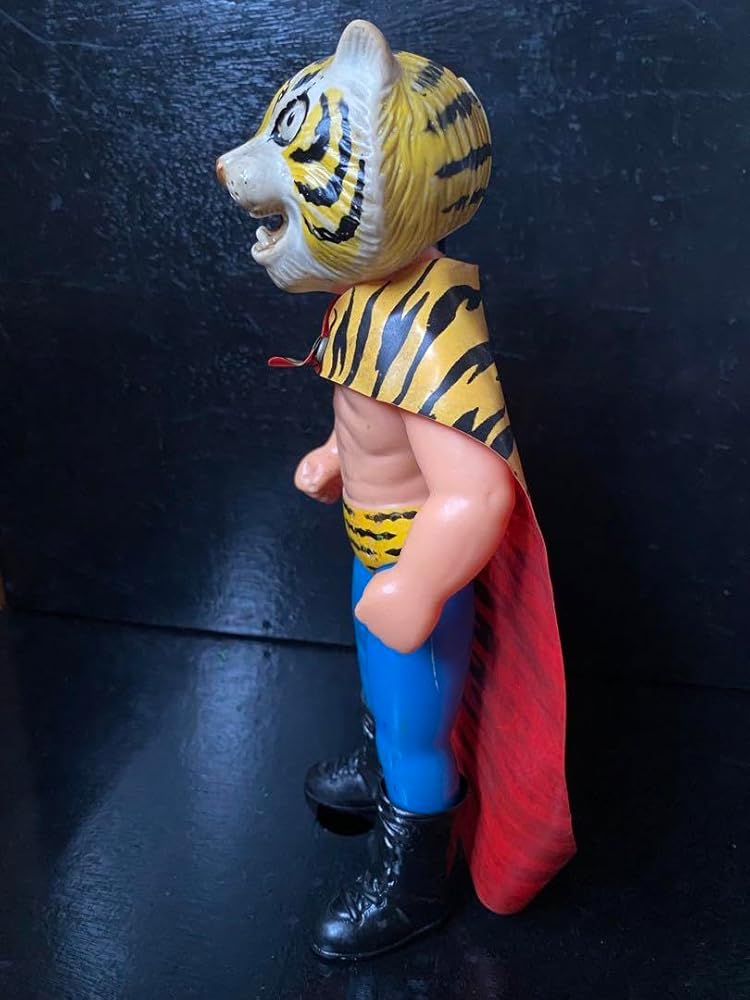 タイガーマスク ソフビ 当時物 ミスタークエスチョン フィギュア