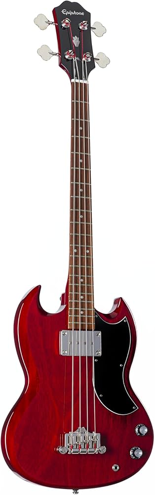 Amazon.co.jp: Epiphone EB-0 Bass Cherry SGベース (エピフォン EB0