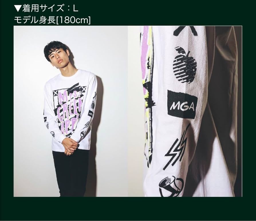 79125 ミセスグリーンアップルロンT白XL